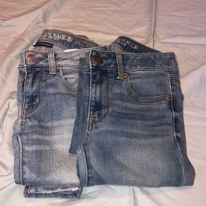 2 pairs of jeans
